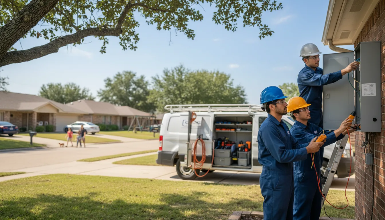 Certified electrician providing emergency electrical services in Woodbury, MN